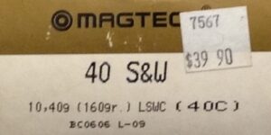 40sw ammo MAGTEC