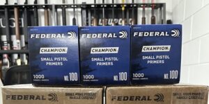 Federal Small Pistol Primers PK100
