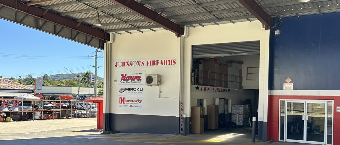 Johnson's Firearms Nambour Shop Front
