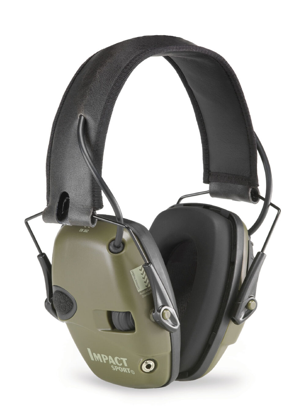Howard Leight Impact Sport Low Profile Ear Protection OD Green
