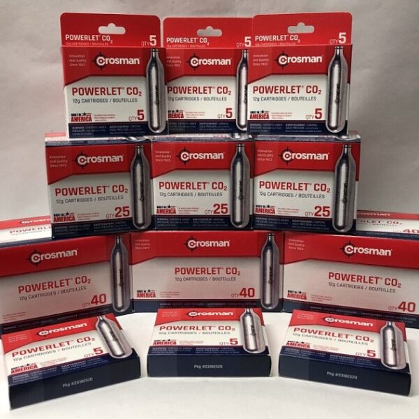 C02 Powerlet Cartridges 40PK
