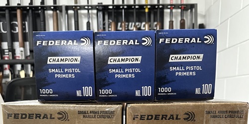Federal Small Pistol Primers PK100